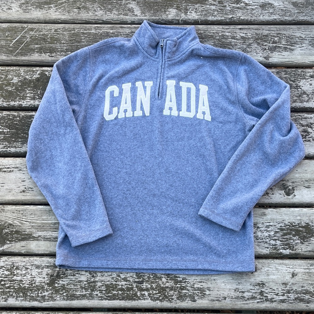 Old Navy Canada Quarter-Zip Pullover Size Large 🇨🇦🇨🇦
